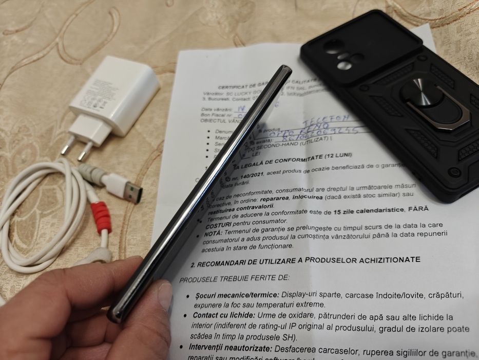 Oppo reno 10 impecabil in garanție până în aprilie 2027