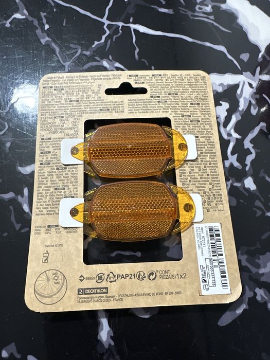 Боковые светоотражатели для велосипеда