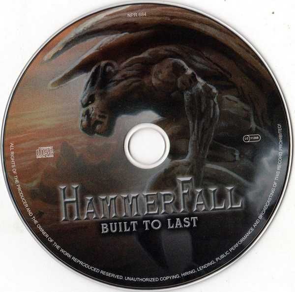 CD HammerFall - Built To Last 2016