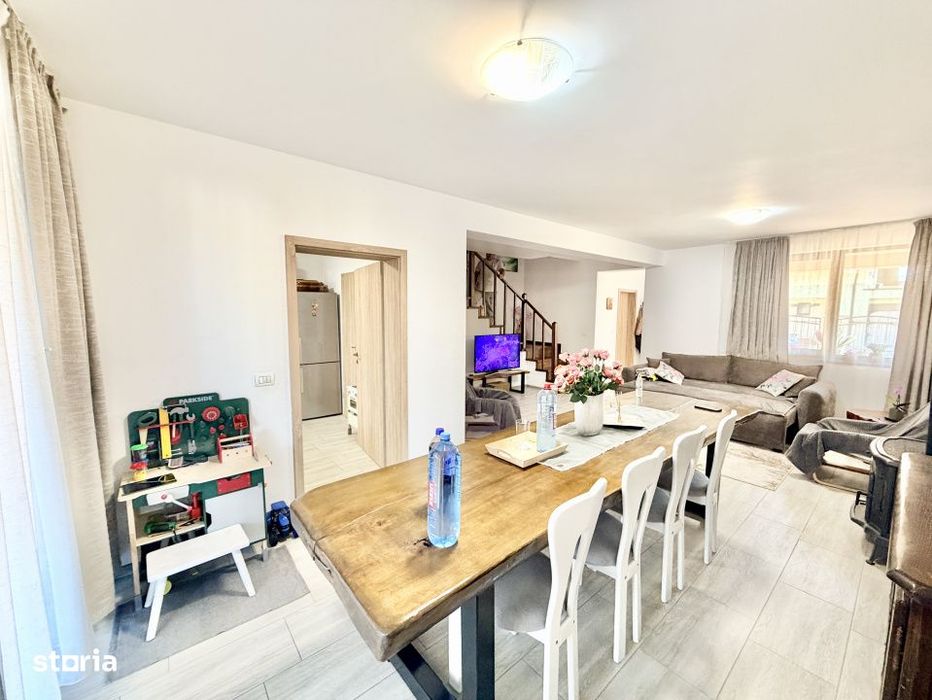 Duplex cu 4 camere complet mobilat - Cartier Europa - Mosnita Noua