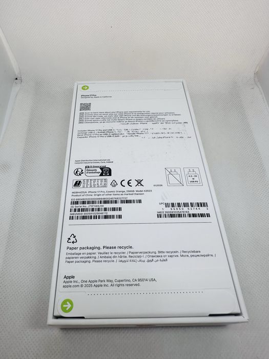 *Чисто Нов* Apple iPhone 17 Pro 256 GB Cosmic Orange Unlocked