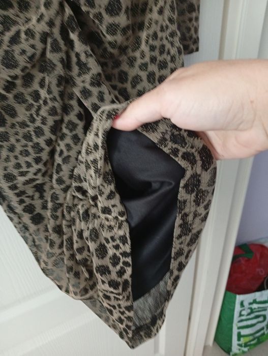 Rochie leopard,mărimea S..noua