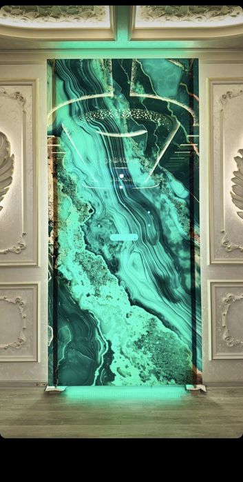 Oynaga pechat onix toshlar, dushkabina va Rombik oynalar