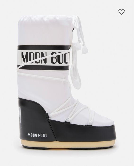 Moonboots червен, черно бел