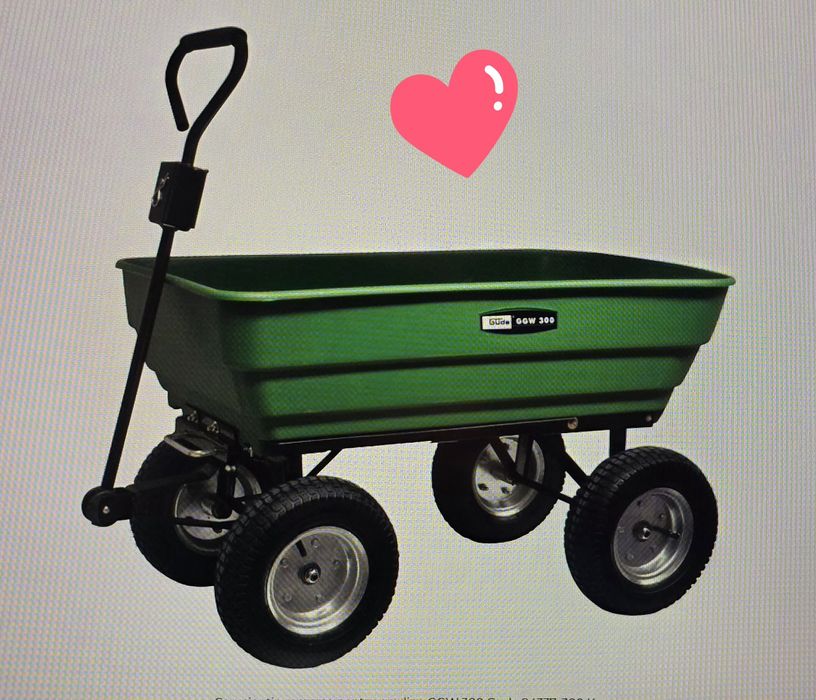 Carucior tip remorca pentru gradina GGW 300 Gude 94337, 300 Kg