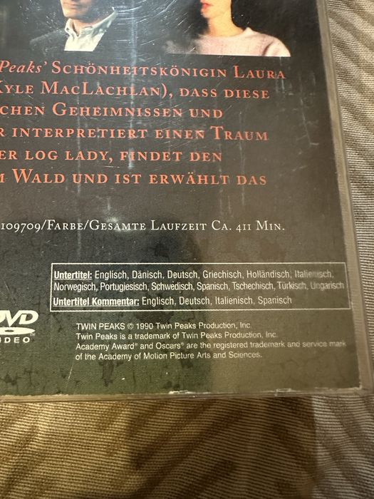 Twin Peaks DVD Сериал