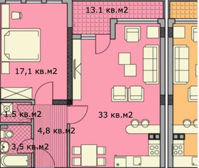 Продава се Двустаен апартамент в София, Овча купел - 96 кв.м за 1480 €/кв.м - Снимка #5