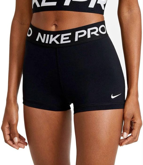 Nike Pro Къс Тренировъчен Клин Дамски Къс Панталон Необличан