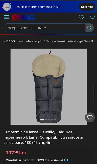 Sac termic pentru carucior