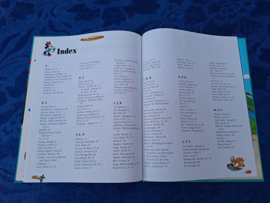 DeAgostini Enciclopedia Disney Mickey Mouse carte copii  Personalitati