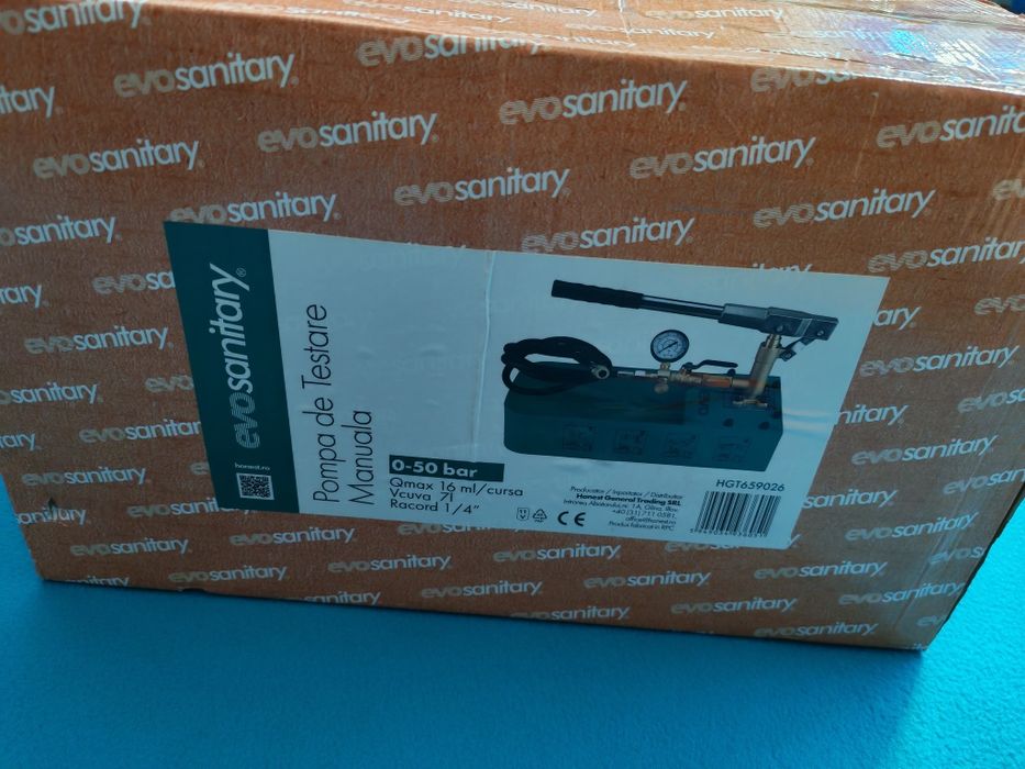 Pompa de testare manuala, 7 litri