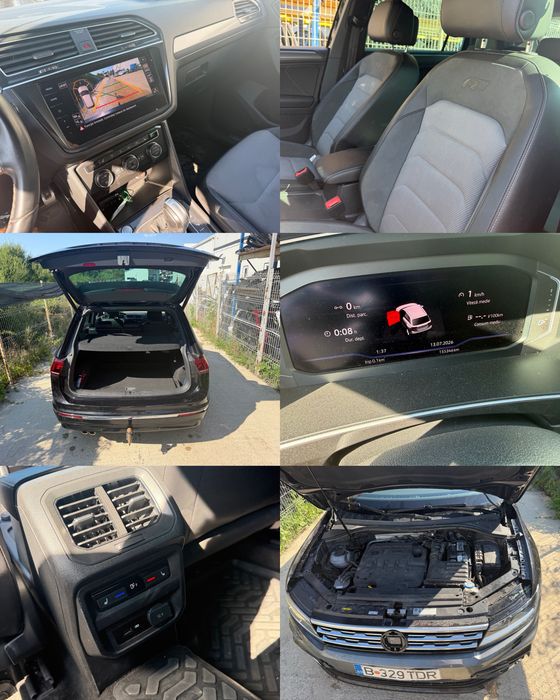 Volkswagen Tiguan 2019 R LINE 2.0 DIESEL 4X4 150.000 KM AUTOMAT usor avariat / avariate / lovit / lovite