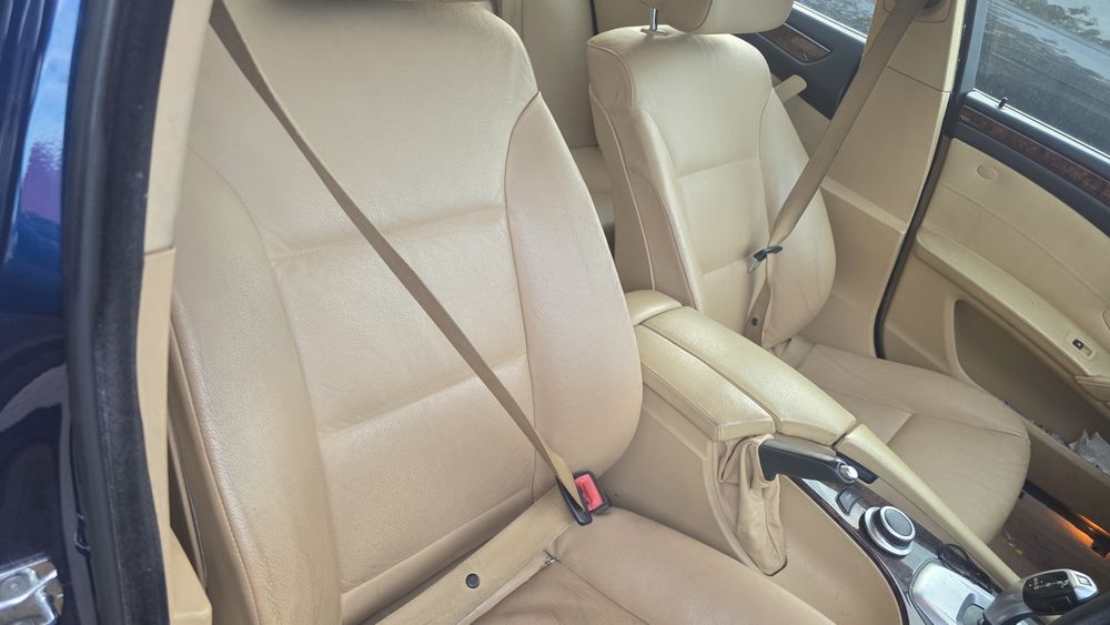 Interior piele bmw e60 crem