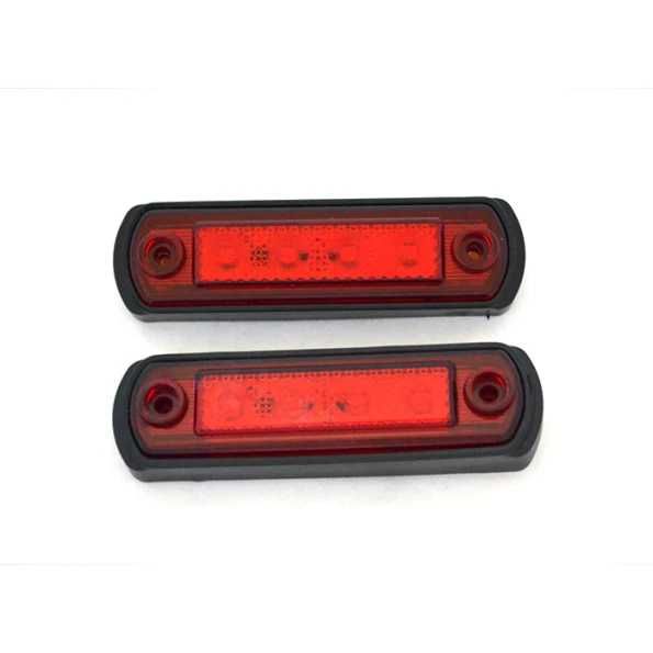 1 бр. LED Лед габарити за РОЛБАР 12-24V с 4 SMD диода 3 цвята , Полша