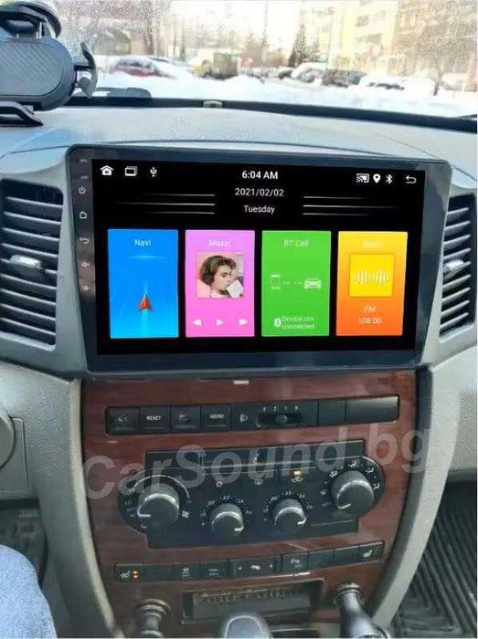 Android JEEP Grand Cherokee Мултимедия Гранд Чероки Навигация Андроид
