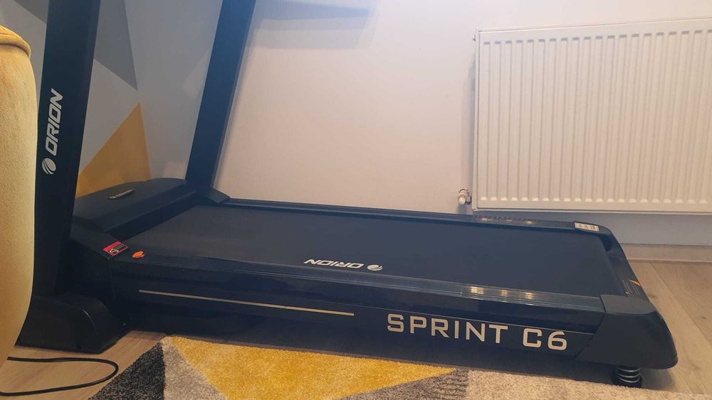 Bandă de alergat ORION Sprint C6 – 4 CP, 20 km/h, înclinare automată, Bluetooth