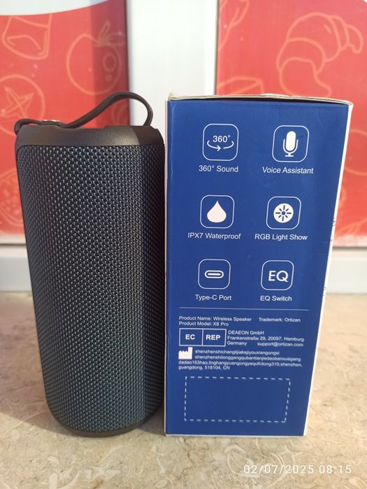 Boxă portabilă ORTIZAN  X8 PRO de 40W, DE CALITATE.