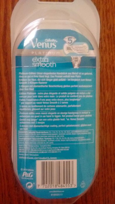 Gillette Venus Platinum Extra Smooth