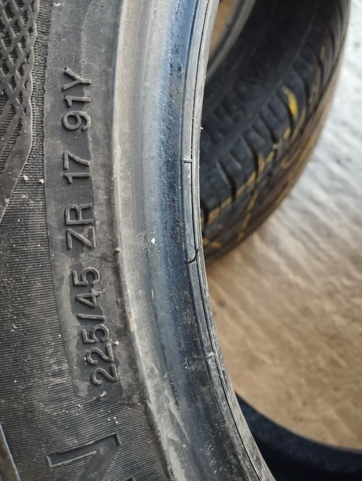 Употребявани автомобилни гуми, летни,  225/45/17