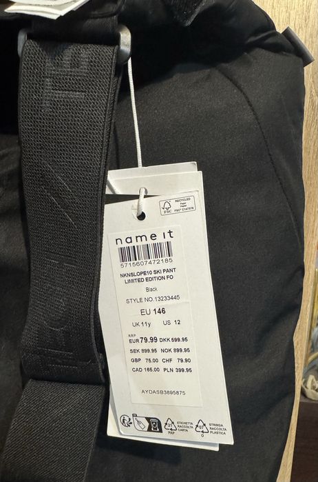 Pantaloni ski tech copii