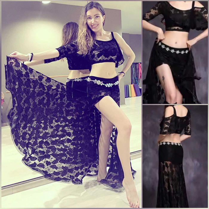 Стилен дантелен сет за танци