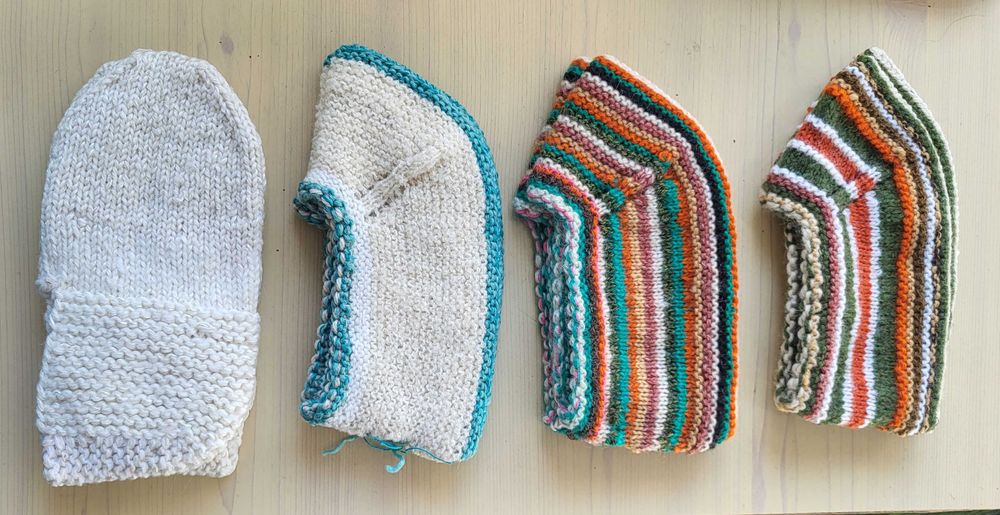 Продавам вълнени чорапи терлици ръчна изработка