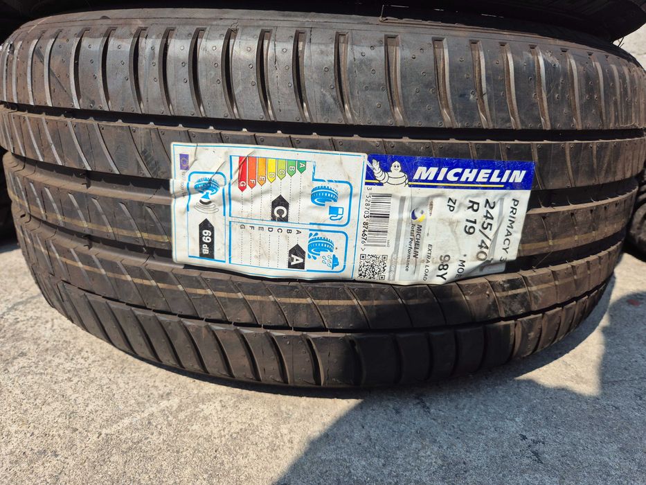 2 Anvelope de VARA - 245/40/19 - Michelin Primacy 3 MOE * RUN FLAT - NOU - DOT 2019 ! SUPER PRET !
