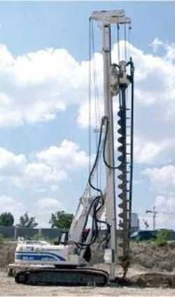 Услуга буровой машины. Бурение свай для различных объектов