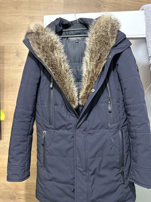 Теплая зимняя парка мужская