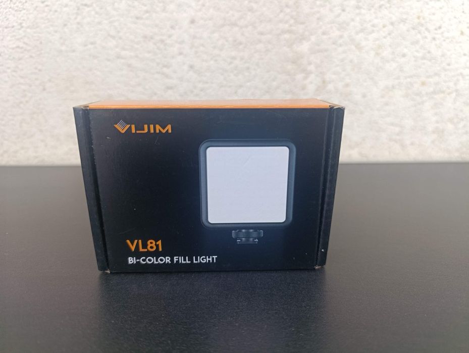 ulanzi VL81 lampa video foto cold  shoe temperatura cald rece