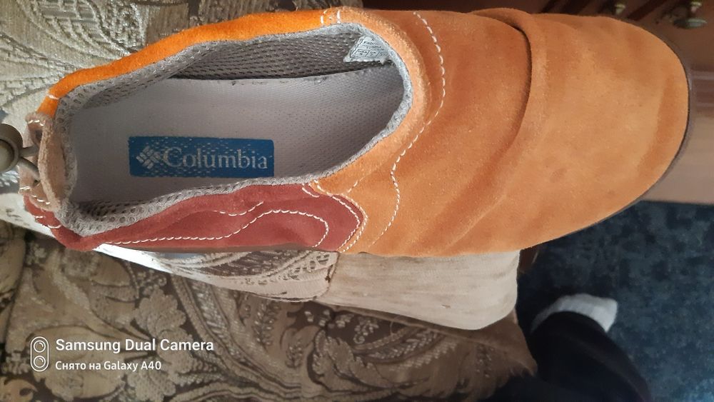 мокасины Columbia замшевые 41 р.