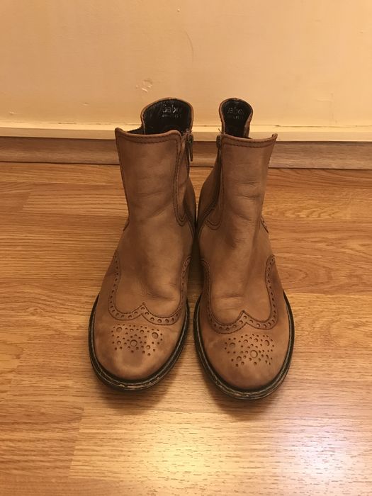 Ghete gabor originale 38 piele naturala maro elegante comode bej crem