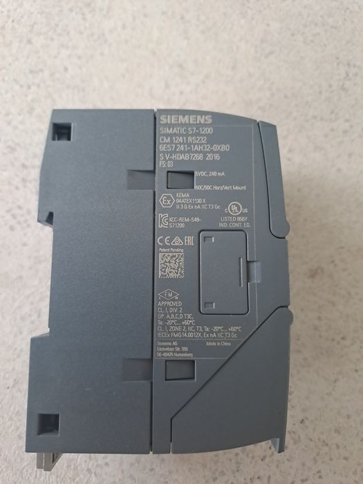 6ES7241-1AH32-0XB0 CM1241  RS-232 Siemens
6ES7241-1AH32-0XB0
6ES7241-1