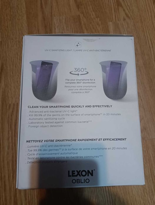 Încărcător Lexon wireless cu filtru UV integrat