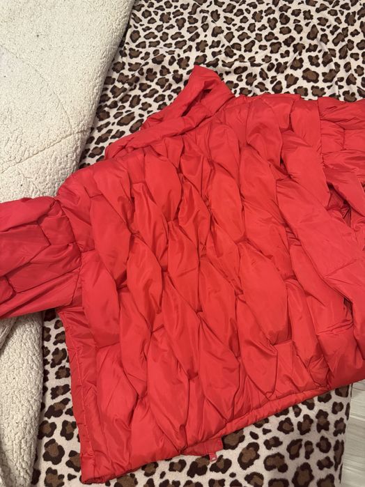 Geaca Roșie Puffer