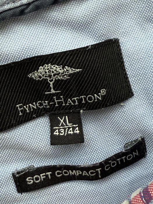 Camasa FYNCH HATTON Maneca Lunga Carouri Barbati | Marime XL