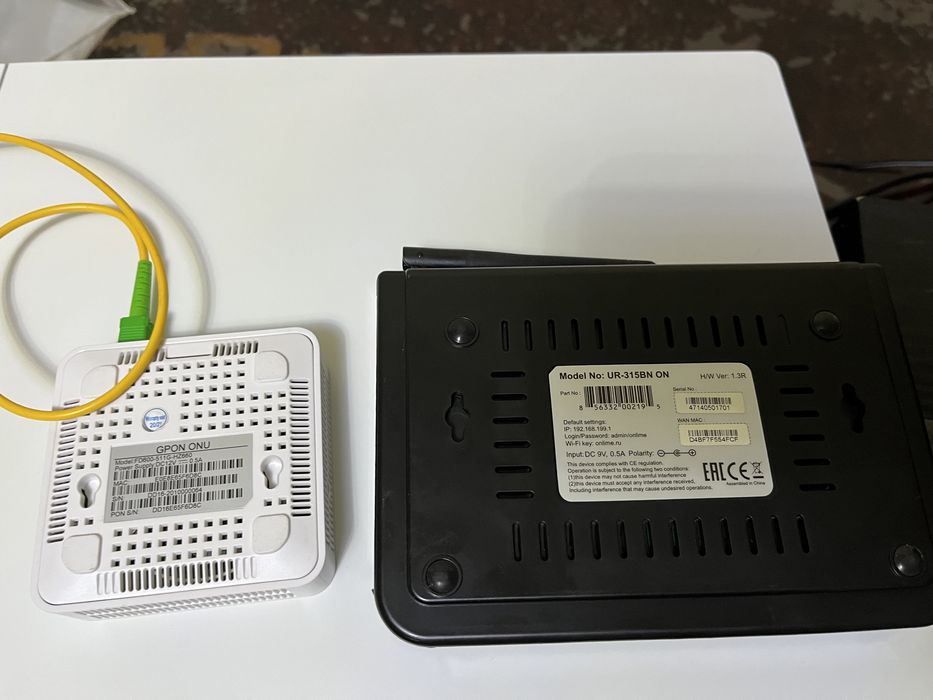 Wi fi роутер и конвертор ADSL на OPTIKU