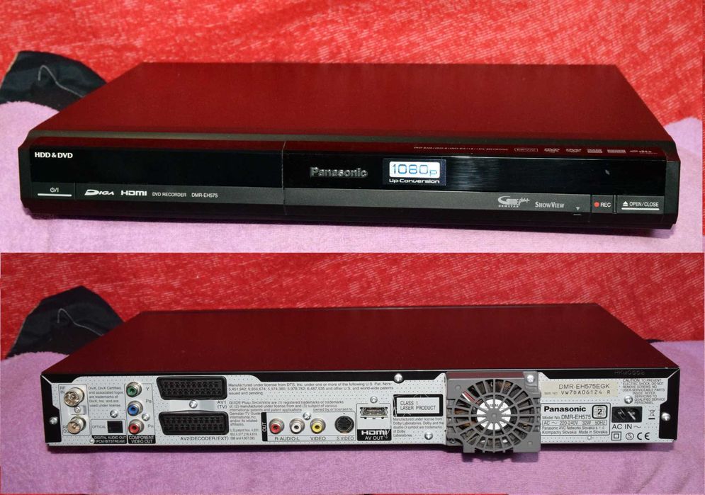 DVD recorder Panasonic , Sony si Pionier