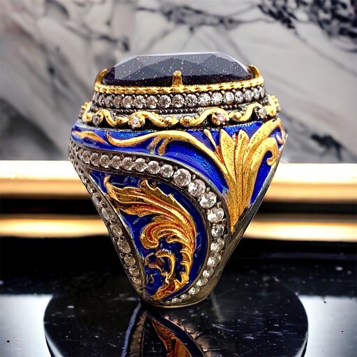 925 proba 100% qo'l ishi kumush uzuk