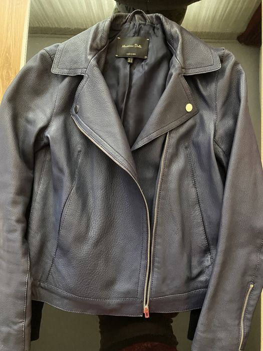 Geaca piele XS Massimo Dutti