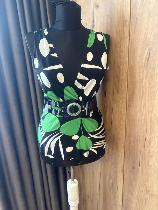 Maieu verde cu negru