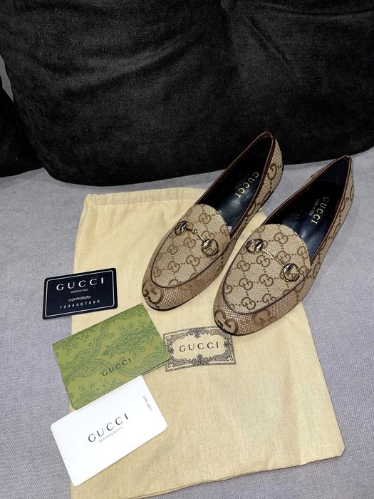 гучи gucci обувки равни мокасини еспадрили пантофки бежови кафяви топ