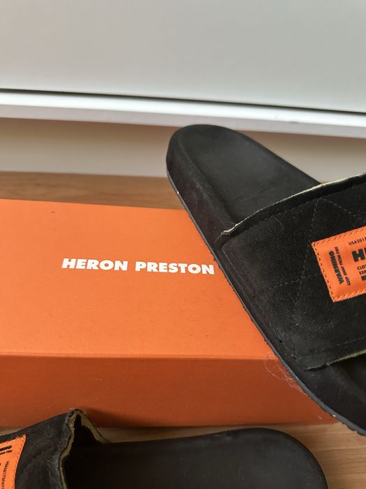 Heron Preston велурени чехли