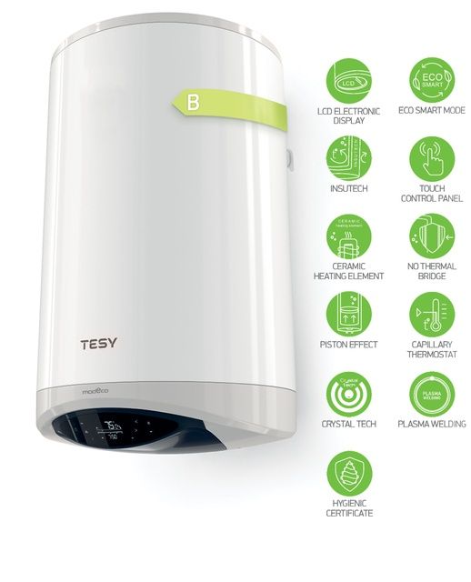Нов вертикален бойлер Tesyma ModEco Cloud Smart WiFi 80 л
GCV 80
