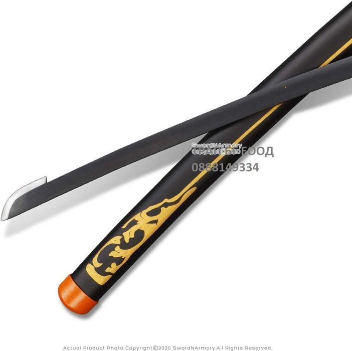 Катана Меч СТОМАНА Katana Manga Sword Demon Slayer Shinobu Kocho 74 см