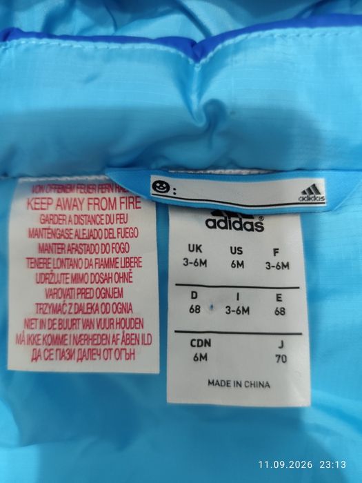 Детская куртка Adidas оригинальная!