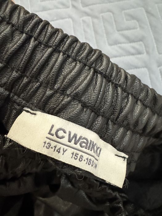 Кожа заменитель брюки на девочку