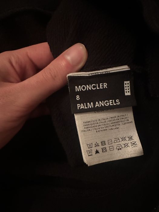 Moncler x palm angels суичър