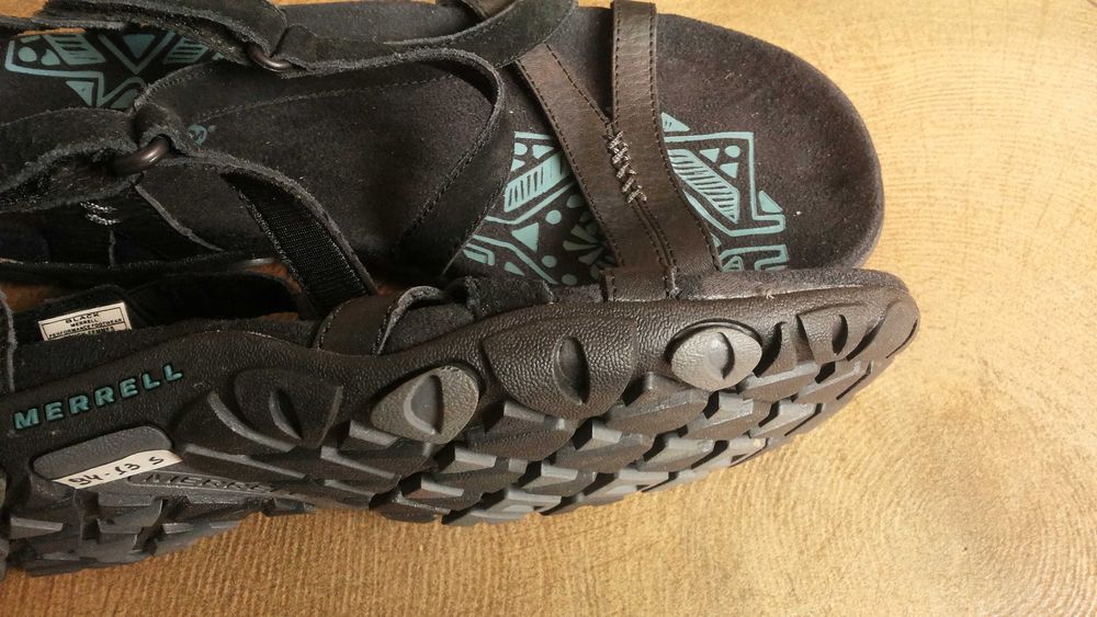 MERRELL Real Leather Размер EUR 41 / UK 8 сандали естествена кожа 94-13-S