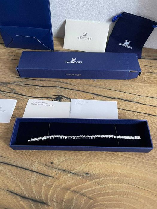 Bratara Swarovski Matrix Femei Argintie Noua